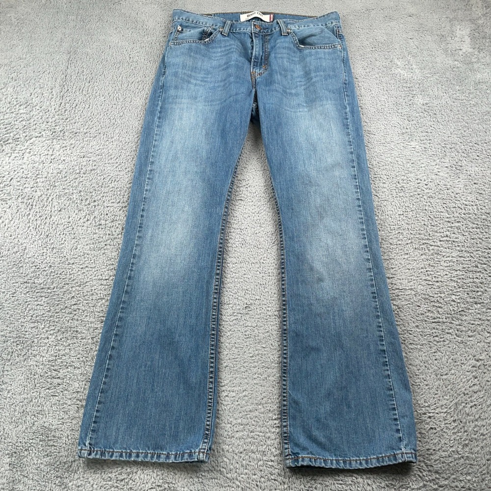 VTG Levis Jeans Mens 33x30 Fits 32x31 Blue 527 Slim Bootcut Western Denim Y2K
